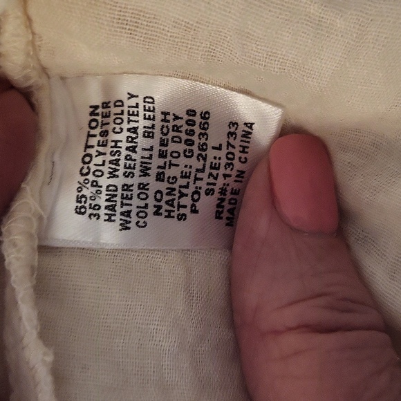 Umgee Cream Battenberg Lace Dress - Picture 8 of 8